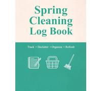 Cleaning Log Book - Daily & Weekly Cleaning Tracker