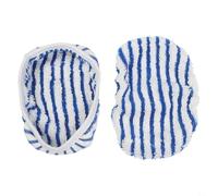 Cleaning Made Easy 2PCS Mop Panni compatibili con più tipi di pavimento, adatti per pulitori a vapore come per RY7517WH