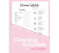 cleaning schedule and checklist: A Simple Home Cleaning Planner for Weekly, Monthly, and Everyday Chores