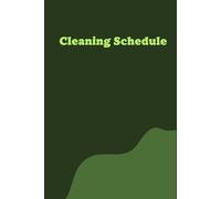 Cleaning Schedule Planner: Weekly & Daily House Cleaning Checklist Organizer