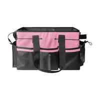 Cleaning Supplies Bag, Portable Tote Organizer with Handle 17.72x10.24x9.06 inches, Wearable Multi-Pocket Storage Carrier, Durable Water-Resistant Design for Dorm Kitchen Bathroom Camping Use