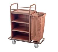 Cleaning Trolley with Wheels, Tool Holder for Maintenance and Janitorial Use, Ideal for Hotels and Cleaning Services