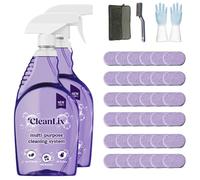 Cleanlix Cleaning Spray, Cleanlix Cleaner For Instant Stain Removal, All-Purpose Spray Cleaner With Cleaning Tablets, Cleanlix The All-In-One Solution For Every Stain (2 Bottle,Lavender*36)