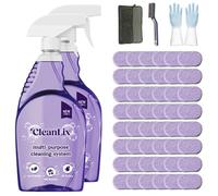Cleanlix Cleaning Spray, Cleanlix Cleaner For Instant Stain Removal, All-Purpose Spray Cleaner With Cleaning Tablets, Cleanlix The All-In-One Solution For Every Stain (2 Bottle,Lavender*48)
