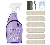 Cleanlix Cleaning Spray, Cleanlix Cleaner For Instant Stain Removal, All-Purpose Spray Cleaner With Cleaning Tablets, Cleanlix The All-In-One Solution For Every Stain (1 Bottle,Lemon*24)