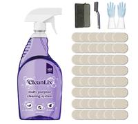 Cleanlix Cleaning Spray, Cleanlix Cleaner For Instant Stain Removal, All-Purpose Spray Cleaner With Cleaning Tablets, Cleanlix The All-In-One Solution For Every Stain (1 Bottle,Lemon48)