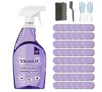 Cleanlix Cleaning Spray, Cleanlix Cleaner For Instant Stain Removal, All-Purpose Spray Cleaner With Cleaning Tablets, Cleanlix The All-In-One Solution For Every Stain (1 Bottle,Lavender*48)