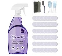 Cleanlix Cleaning Spray, Cleanlix Cleaner For Instant Stain Removal, All-Purpose Spray Cleaner With Cleaning Tablets, Cleanlix The All-In-One Solution For Every Stain (1 Bottle,Flowers*36)