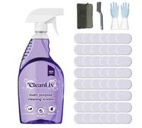 Cleanlix Cleaning Spray, Cleanlix Cleaner For Instant Stain Removal, All-Purpose Spray Cleaner With Cleaning Tablets, Cleanlix The All-In-One Solution For Every Stain (1 Bottle,Flowers*48)