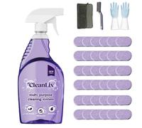 Cleanlix Cleaning Spray, Cleanlix Cleaner For Instant Stain Removal, All-Purpose Spray Cleaner With Cleaning Tablets, Cleanlix The All-In-One Solution For Every Stain (1 Bottle,Lavender*36)