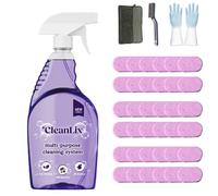 Cleanlix Cleaning Spray, Cleanlix Cleaner For Instant Stain Removal, All-Purpose Spray Cleaner With Cleaning Tablets, Cleanlix The All-In-One Solution For Every Stain (1 Bottle,Rose*36)