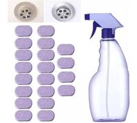 Cleanlix Cleanlix, detergente spray detergente con compresse di pulizia concentrate, per la rimozione istantanea delle macchie, spray multiuso per la pulizia profonda (con 20 pastiglie per la pulizia)