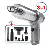 CLEANmaxx 3 In 1 Aspirapolvere Senza Sacco Portatile Per Auto