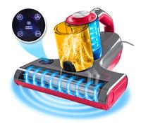 CLEANmaxx Aspirapolvere Antiacari Materassi Aspirapolvere con Luce UV e Calore