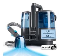 CLEANmaxx Polster und Teppichreiniger Pro Power | 3in1: Aspirapolvere lavante, Pulitore per tappeti e imbottiture | Pulitore a umido per punti | Smacchiatore per tappeti, auto, divani, imbottiture