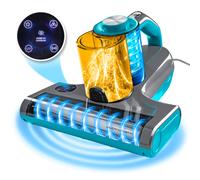 CLEANmaxx Aspiratore Acari Aspirapolvere Materassi Pulitore Luce UV 15 kPa