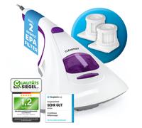CLEANmaxx Aspiratore Acari Aspirapolvere Materassi Pulitore Luce UV Vibrazione