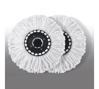 Cleanmaxx Ersatz-Moppaufsatz 2er-Set Bianco per Triplo Spray-Mopp Easy Spin