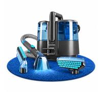 CLEANmaxx Polster und Teppichreiniger Pro Power | 3in1: Aspirapolvere lavante, Pulitore per tappeti e imbottiture | Pulitore a umido per punti | Smacchiatore per tappeti, auto, divani, imbottiture