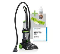 CLEANmaxx aspirapolvere per tappeti e pavimenti duri per la pulizia di quasi tutti i pavimenti duri e la rinfrescata di tappeti e mobili imbottiti | Incl. spazzola di ricambio e shampoo per tappeti