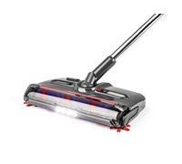 CLEANmaxx Scopa a batteria senza fili | spazzola per pavimenti con 1.200 giri/min e 4 spazzole | luce LED | Sistema anti-capelli perfetto per peli di animali | 60 minuti di autonomia | per tappeti