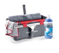 CLEANmaxx set lavavetri 7 pezzi - incl. secchio, tergicristallo, estrattore e...
