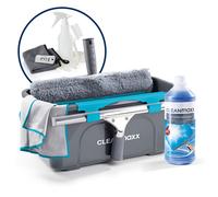 CLEANmaxx Set Pulitore Finestre Professionale, 13 Pezzi - Finestre Pulite sen...