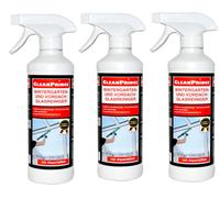 Cleanprince 3 x 500 ml Detergente Vetri con Effetto Antigoccia