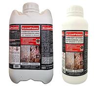 Cleanprince 5+1= 6 Litro Finitura per Pietre Intensificare il Colore Terrazze e Balconi Impregnazione Ingravidare Anti Grasso Olio Polvere Stop Alle Macchie Farbintensivierung Marmo Calcestruzzo