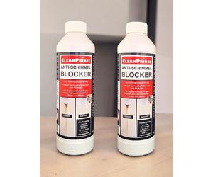 CleanPrince Blocco Antimuffa 2 X 500 Ml | Protezione Dalla Muffa In Colore Colla