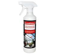 CleanPrince Giardino d'Inverno Detergente per Bordi 500 ml Alluminio Striscia di Pioggia Nicotina Detergente Vetrine Serramenti Telaio in Plastica Galleria Telaio in Plastica Giardini d'Inverno Pulire Pulizia Detergente Telaio Serramenti Lavavetri Galleria Professionale Profilo Giardino d'Inverno Detergente