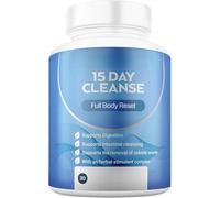 Cleanse di 15 Giorni-Detox e colonnura del Corpo Completo per Uomini e Donne per la Salute digestiva e Il Sollievo gonfio, Non OGM