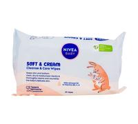 Cleansing Wipes Nivea Baby 57Pc K (Cleansing Wipes) Soft & Cream Cleanse & Care Wipes