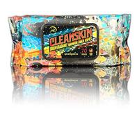 CleanSkin Salviette Bambù Tatuaggio, 70pz, Sapone Verde, Bio | Pre-imbevute, fibra di bambù, assorbono 2x umidità, senza pelucchi, senza alcool o profumo, ecologiche