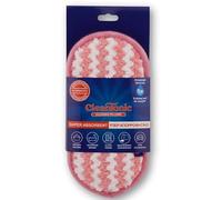 CleanTonic Cuscinetti di Pulizia Ultra Assorbenti - Set da 3 Pezzi | Spugne Multiuso in Microfibra Ergonomica per Cucina, Bagno, Auto, Acciaio, Legno, Piastrelle (Rosa)