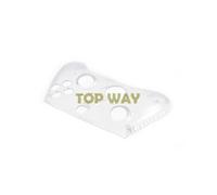 Clear-1PC Nuovo e Solido Front Top Up Shell Housing Piastra Frontale per Riparazione Controller Gamepad Xbox Series