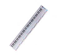 Clear 88 Piano Notation Guide Piano Practice Sheet Design ergonomico Leggibilità migliorata Tutte le luci PP Texture Piano Notation Chart per principianti