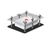 Clear Acrylic Card Press - Repairing Tool, Playing Cards Corrector, Protective Container, Organizer | Paper Game Accessory for Board Collectible Repair Use