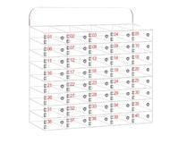 Clear Acrylic Cell Phone Locker Box with Door Locks and Keys Wall Mounted Storage Box for Office School Classroom Factory Secure Phone Storage