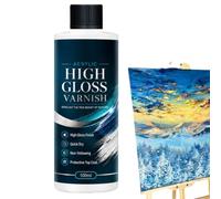 Clear Art Varnish - 100ml Glossy Protective, Fast Drying Formula | Quick Dry Art , Finish | Transparent Topcoat for Canvas Painting, Acrylic Artwork, Studio Crafts