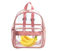 Clear Backpack Bookbag - Work Travel Backpack, Transparent School Bag | Grande capacità vedere attraverso zaino, diverse tasche di posate carine, un design elegante che adotta una maniglia, una