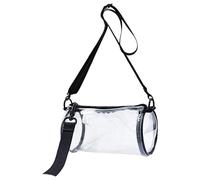 Clear Bag Stadium Approved - Borsa a tracolla trasparente | Portafogli trasparenti per concerti | Piccola borsa a tracolla per stadi | Borsa trasparente | Borse trasparenti per gli aerei