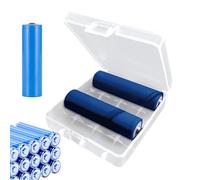 Clear Battery Case -Secure Sealing Design, Sturdy Material AAA Battery Holder | Portable To Use Organizer Storage Holder Case Container Carrying With Lid For Home