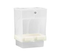 Clear Bird Feeder for Window - Transparent Parakeet Food Container