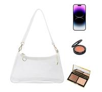Clear Borse per le donne, borsa a tracolla limpida,Borsa a tracolla a messenger impermeabile | Forniture per organizzatori, pacchetto di archiviazione da viaggio portatile per chiavi, portafogli, cart