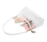 Clear Borse per le donne, borsa a tracolla limpida,Borsa da toeletta trasparente - Forniture per organizzatori, pacchetto di archiviazione da viaggio per cosmetici, telefoni cellulari