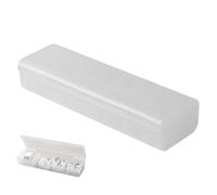 Clear Cable Box - Slot Management Container, Organizzatore Elettrico | Custodia Lid-Top per cavi e caricatori, include connessioni per cavi, uso domestico compatto e facile accesso cavo