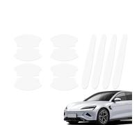 Clear Car Door Handle Protector - Waterproof Anti-Scratch Stickers Covers, Waterproof Car Door Handle Protective Film For Avoiding Scratches, For Most Cars, Trucks