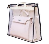 Clear Dust Bags for Handbags - Clear Purse Storage Bag, Dustproof Purse Storage Bags with Zipper and Handle, Hand-bag Dust Bags for Wall Hanging, Purse Storage Organizer for Closet