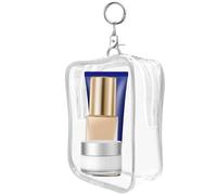 Clear Figure Storage Organizer, Doll Carrying Pouch with Keychain, Portable Display Case for Dolls and Collectibles, Protective Display Bag for Figures Transparent Carrying with 6.3x4.72x2.36 Inches